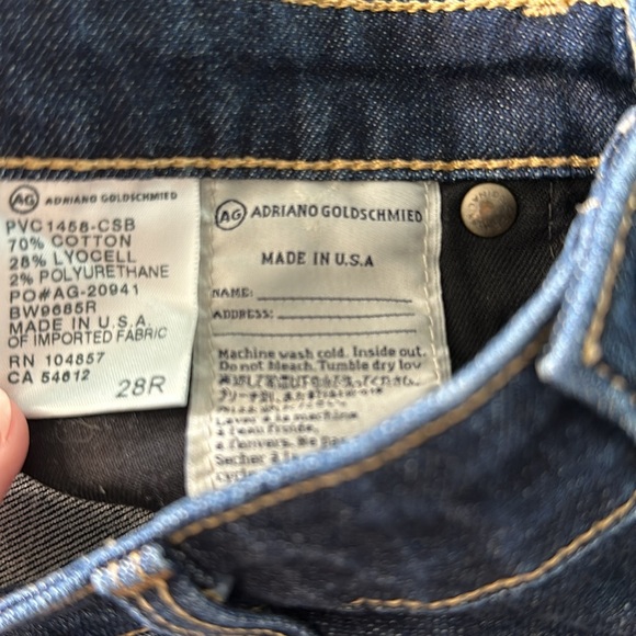 AG Alexa Mid Rise Slim Boot Cut Jeans 28R - Picture 7 of 7